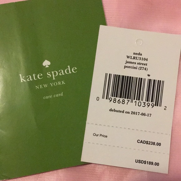 Kate Spade James Street Porcini Wallet FINAL PRICE 🥰 - Picture 3 of 12